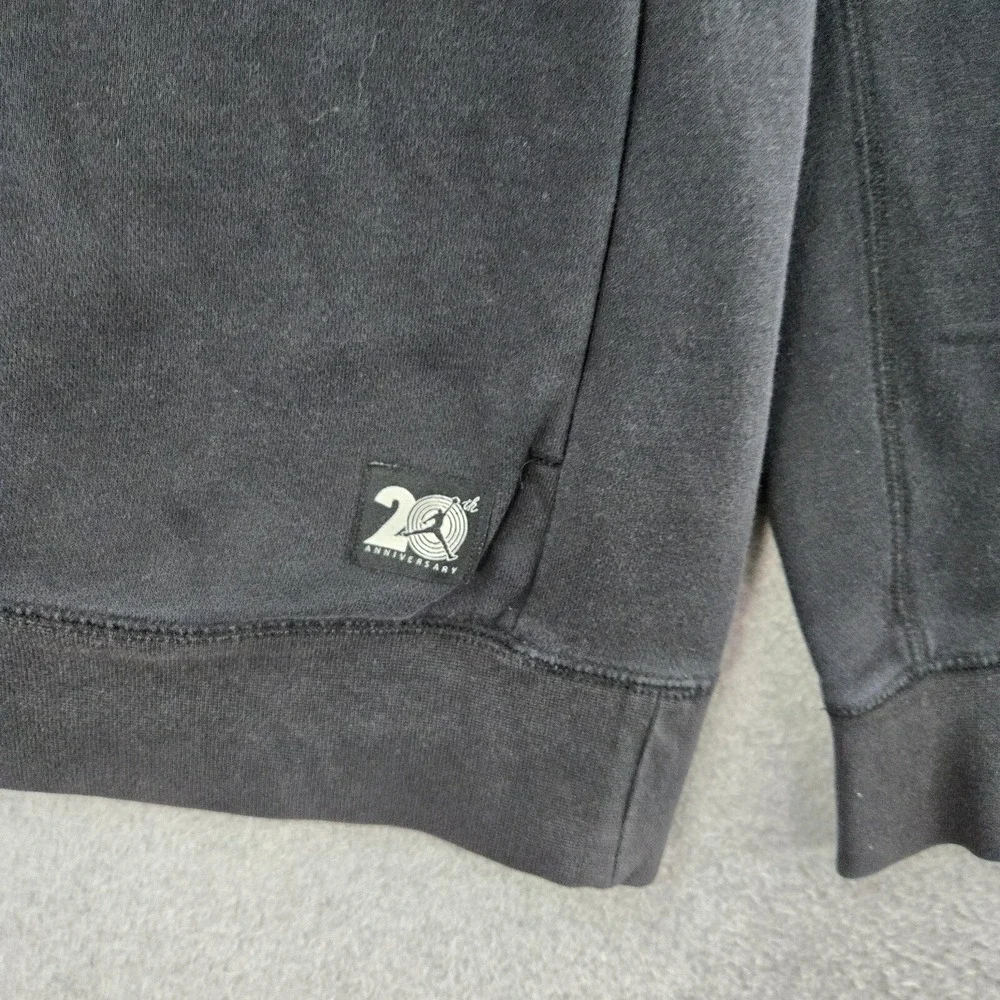 Air Jordan Men Sweatshirt Large Black Space Jam Hoodie‎ Logo Graphic Pullover